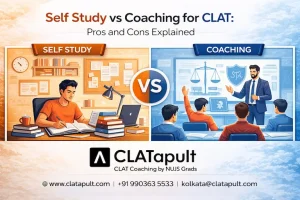 Self Study vs Coaching for CLAT 2027