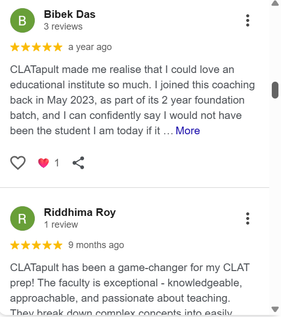 CLATapult Student reviews