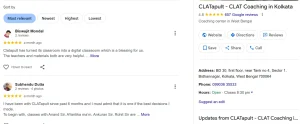CLATapult Kolkata Google Reviews