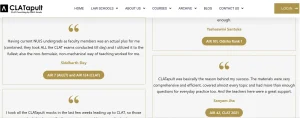 CLATapult Kolkata Student Reviews