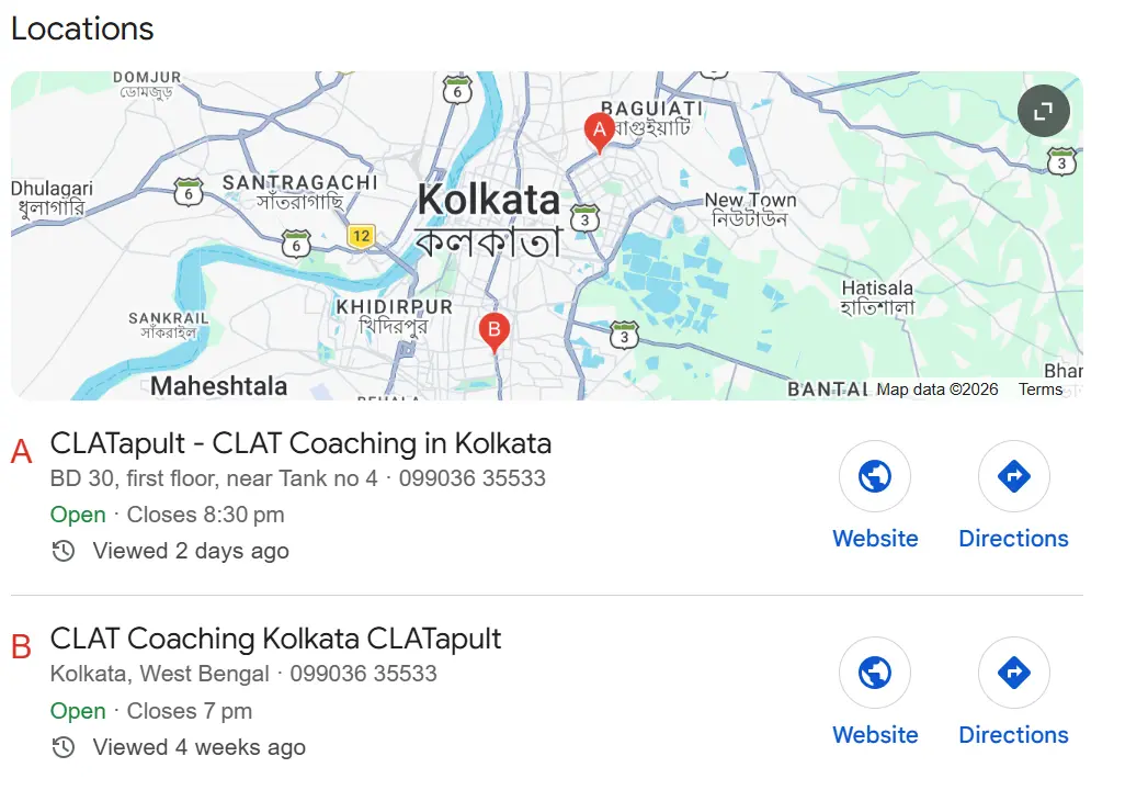 CLATapult CLAT Coaching Centers in Kolkata