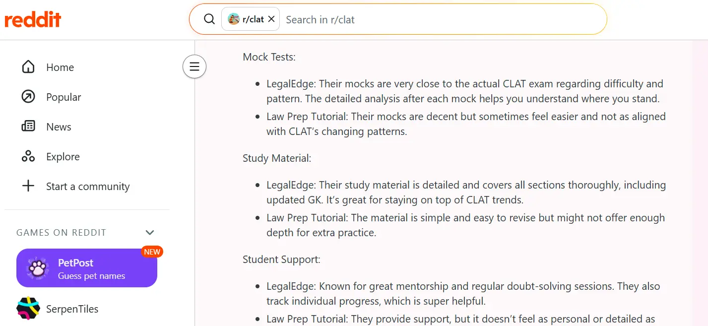 Law Prep Tutorial Reviews