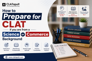 How to prepare for CLAT if you are from a science or commerce background