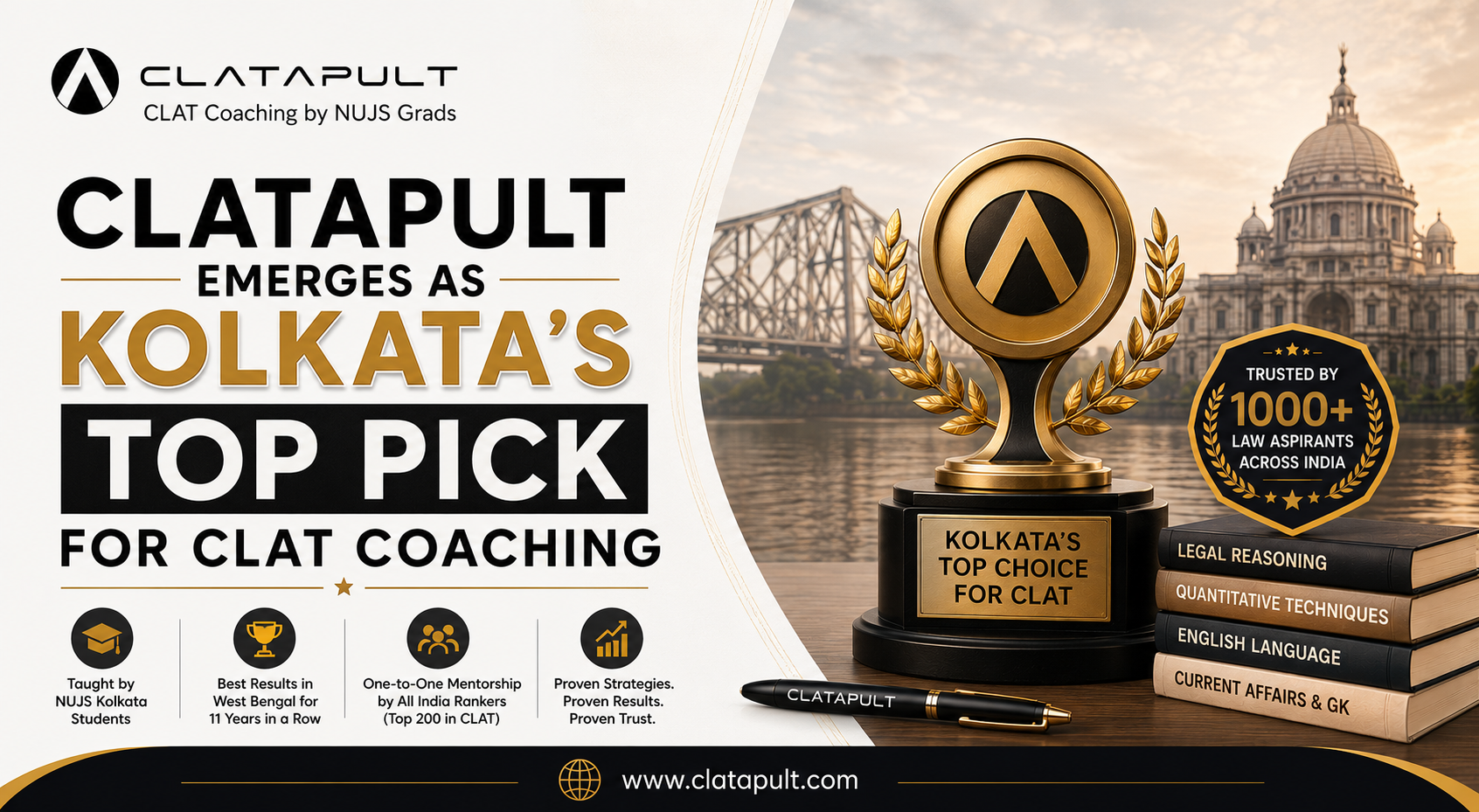 CLATapult Emerges as Kolkata's Top Pick for CLAT Coaching