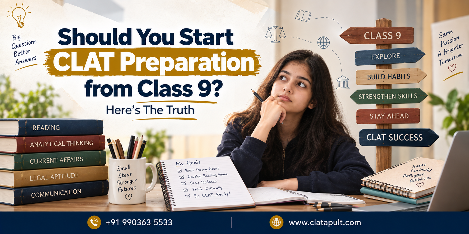 CLAT Preparation from Class 9