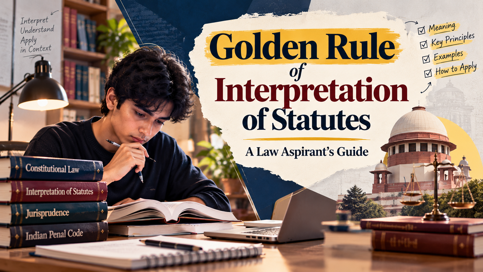 Golden Rule of Interpretation of Statutes - A Law Aspirant’s Guide